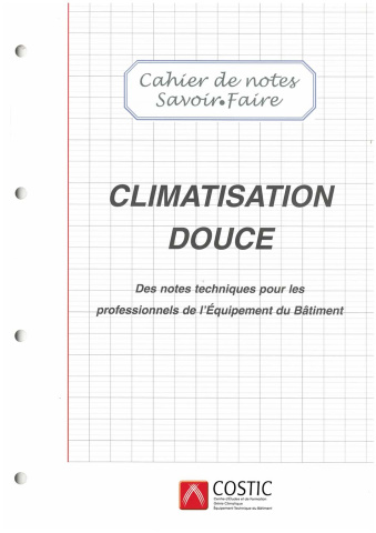 Cahier de notes savoir faire Climatisation douce